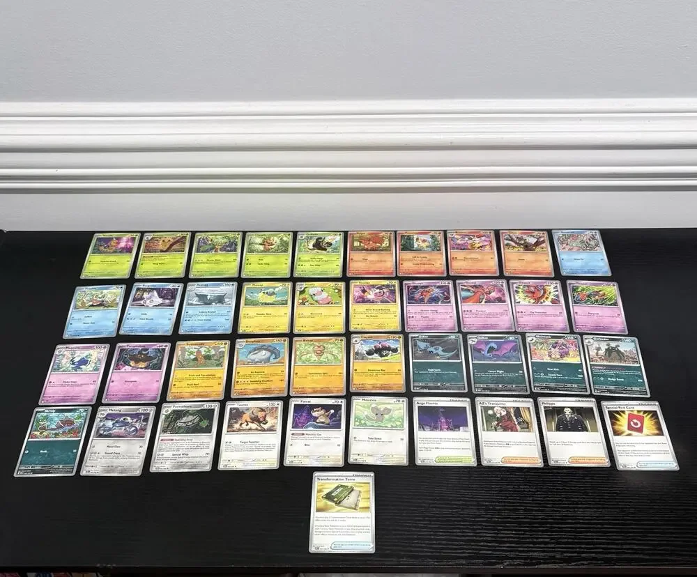 Pokemon TCG Chaos Rising Common & Uncommon Near Mint Bulk Cards - Lot of 41/86